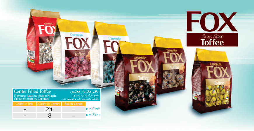 تافی مغزدار فوکس